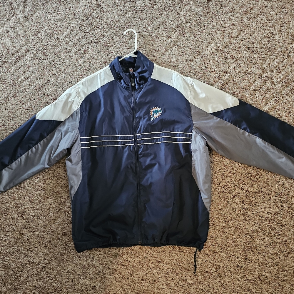 Miami Dolphins Sports Illustrated windbreaker size XL